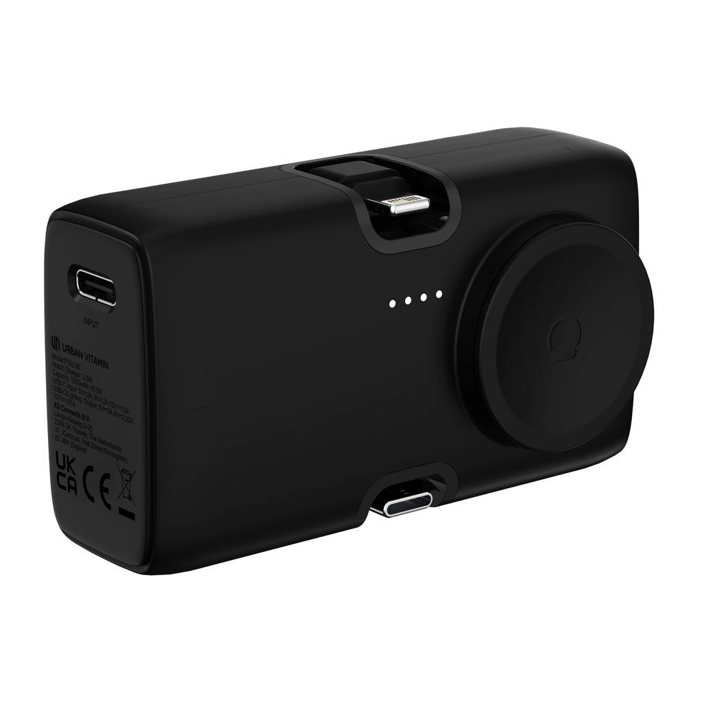 Powerbanka Urban Vitamin San Diego 20W PD z plastu RCS, čierna