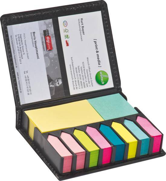 Poznámkova samolepiaca sada, čierna