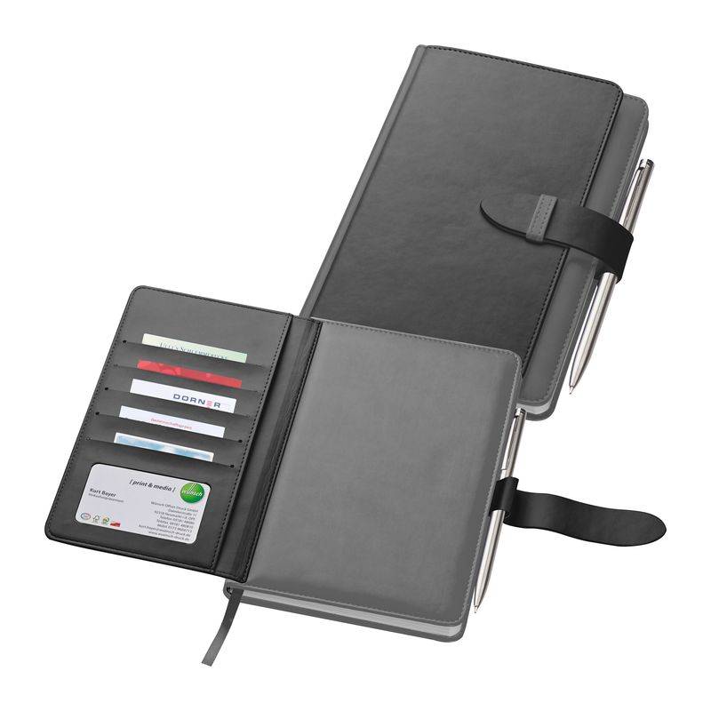 Poznámkový blok A5, sivá strieborná