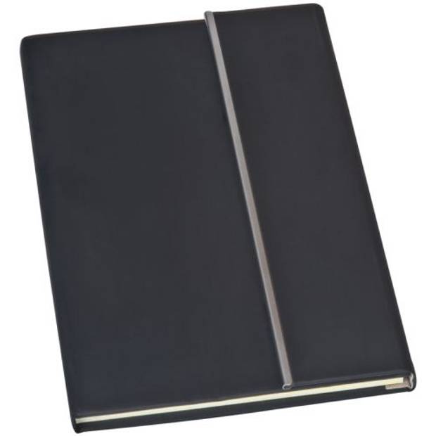 Poznámkový blok A5, zavírání na magnet, černá Poznámkový blok A5, zavírání na magnet, černá