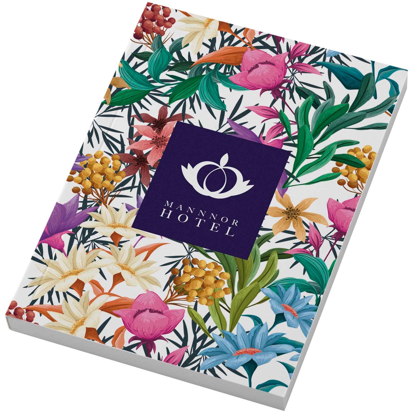 Poznámkový blok Novella Austen A6 s mäkkou väzbou - 100 listov, biela