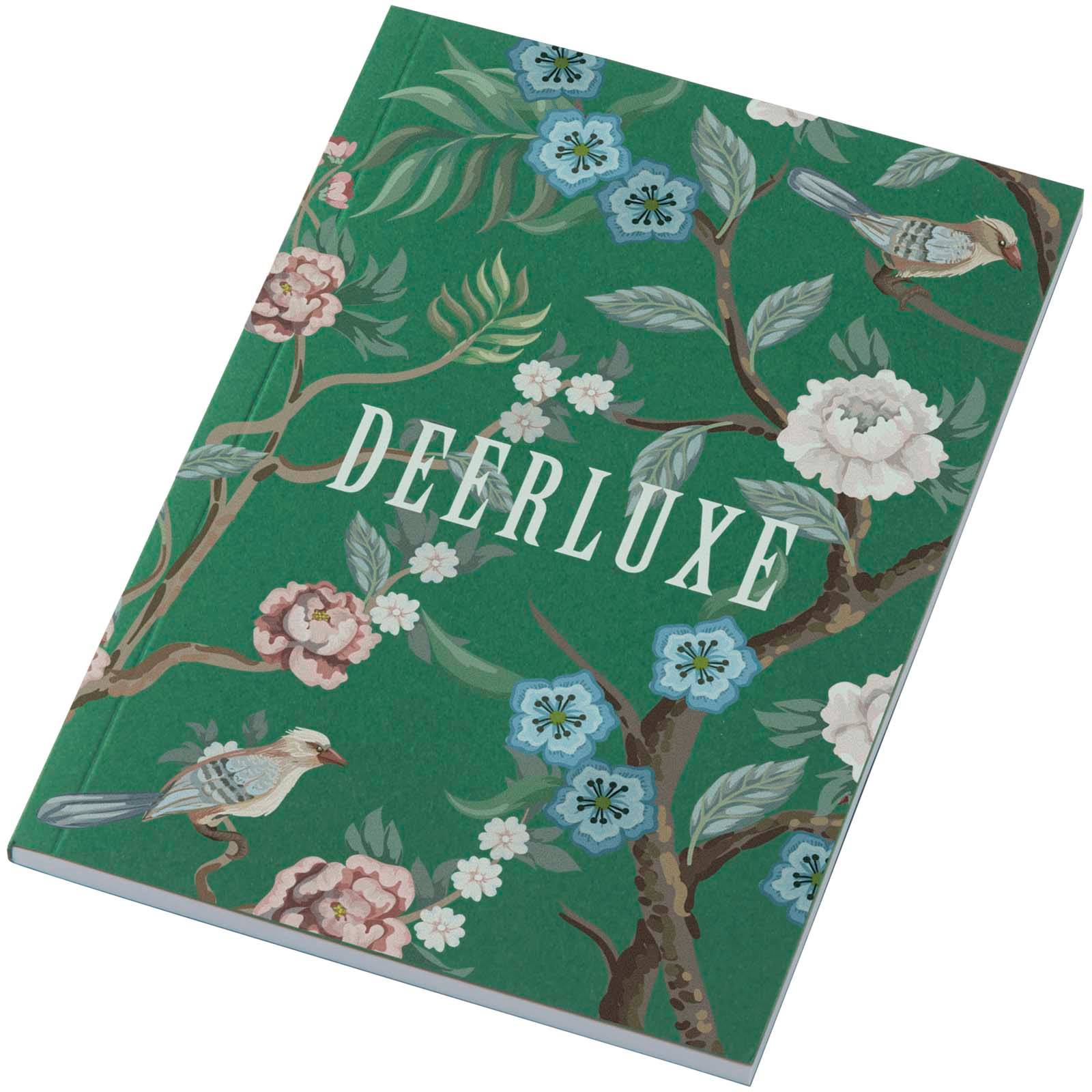 Poznámkový blok Novella Austen A6 s mäkkou väzbou – 50 listov, zelená