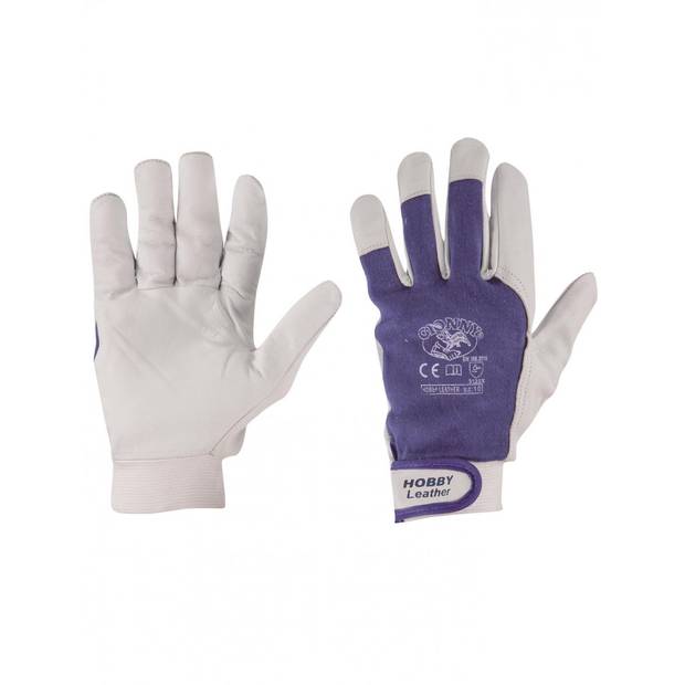 Pracovné rukavice PAYPER HOBBYLEATHER/TENDER HOBBY, modrá, 7 Pracovné rukavice PAYPER HOBBYLEATHER/TENDER HOBBY, modrá, 7