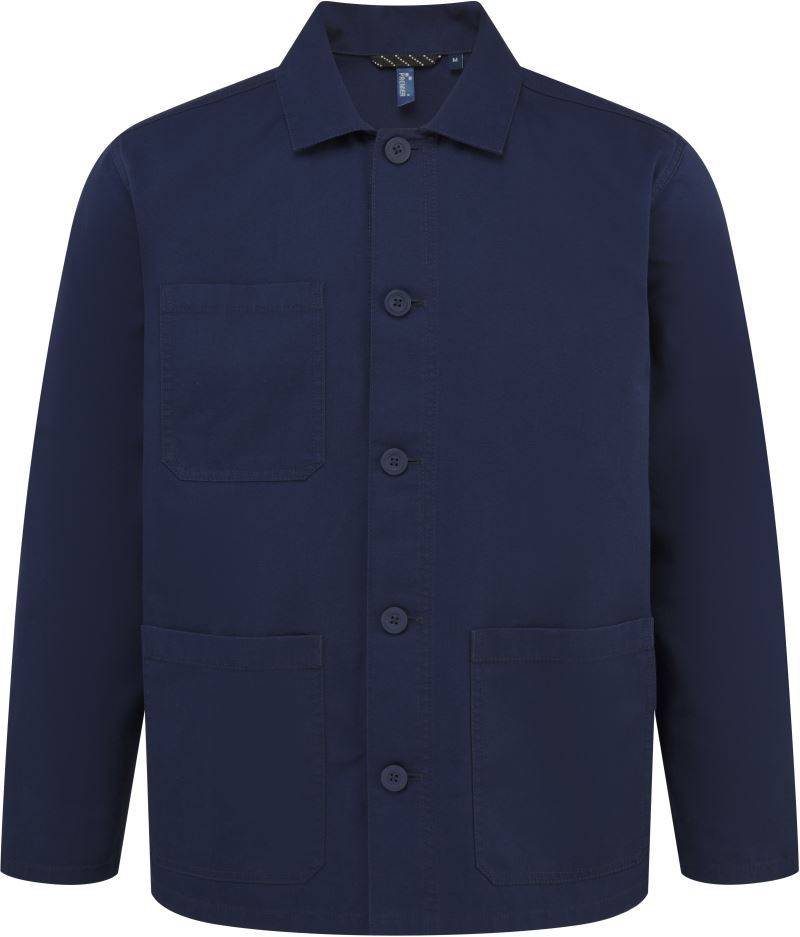 Premier|PR 022, Košeľová bunda"Utility 2.0", modrá Stay Navy, XXL