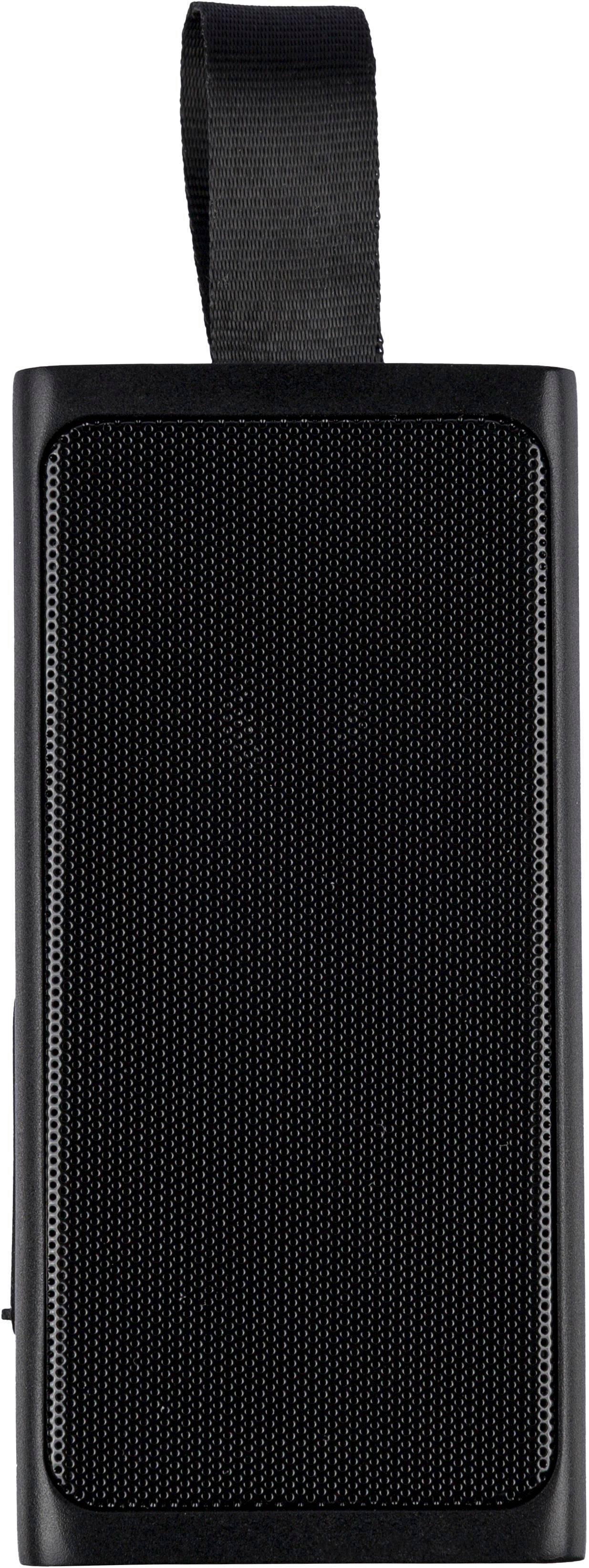 Prenosný reproduktor Malina z rABS plastu, čierna