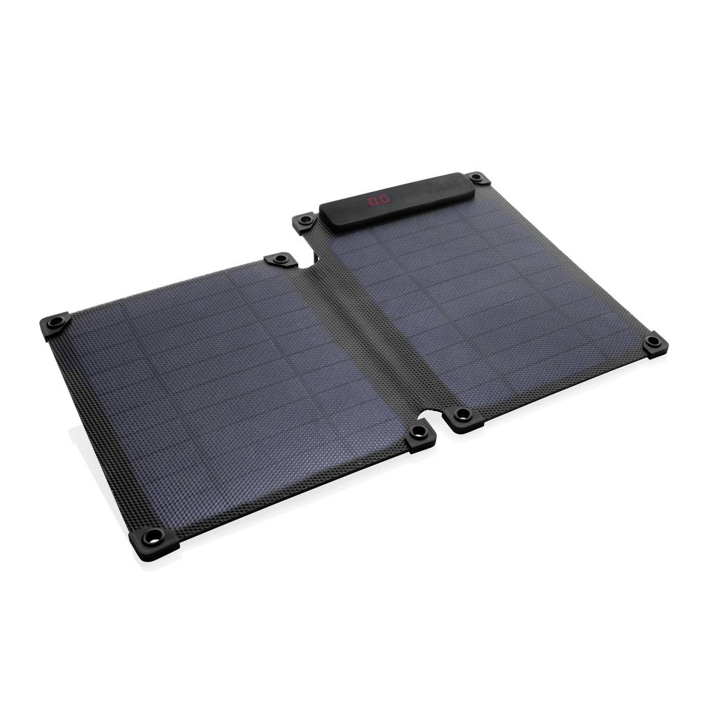 Přenosný solární panel Solarpulse 10W z RCS RPET, černá