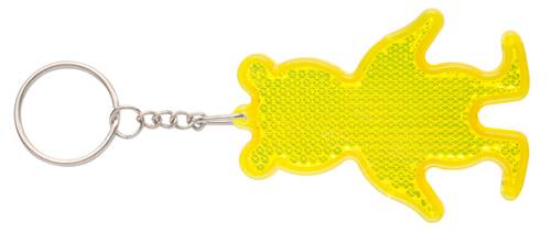 Prívesok na kľúče ve tvare medvedíka, žltá