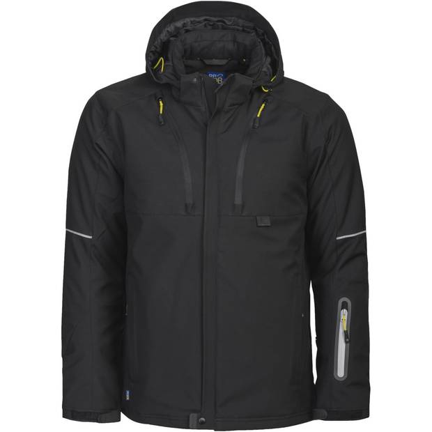 ProJob|3407 Padded Jacket, Zateplená prac.softshell bunda, čierna, XS ProJob|3407 Padded Jacket, Zateplená prac.softshell bunda, čierna, XS
