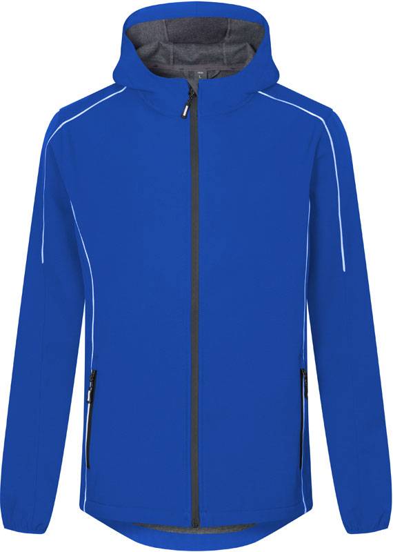 Promodoro|7830, Pánska ľahká 2vrstv.softshell bunda, modrá Royal, XL