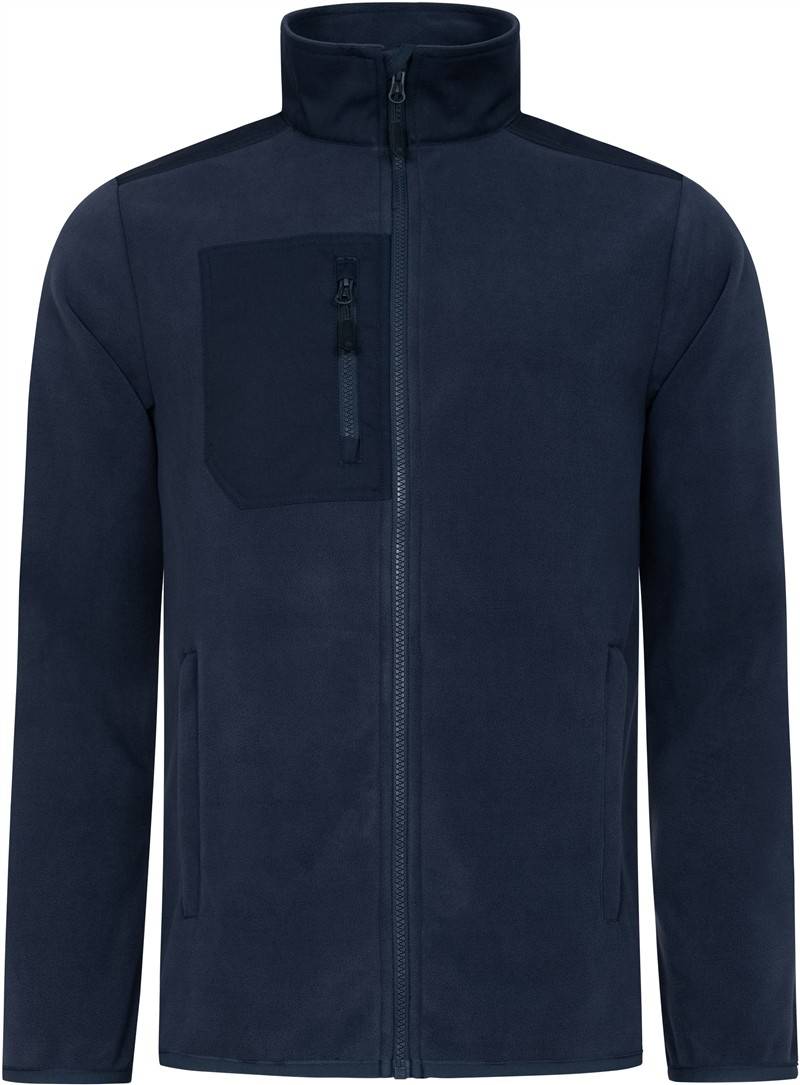 Promodoro|7950, Pánska flís.bunda, modrá Navy, 3XL