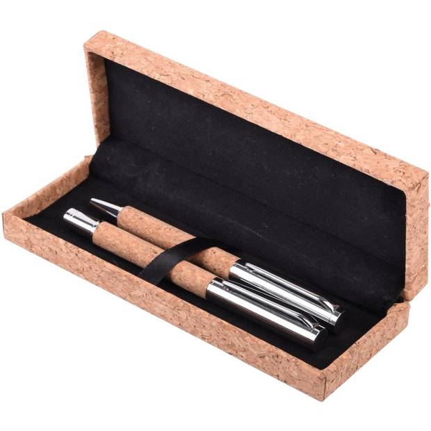 "Psací souprava ""Cork signature"", hnědá" "Psací souprava ""Cork signature"", hnědá"