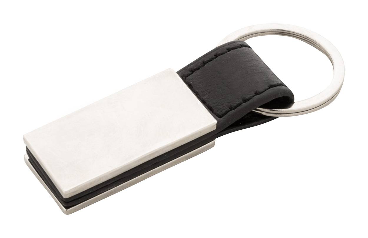 Pukke prívesok na kľúče, sivá strieborná