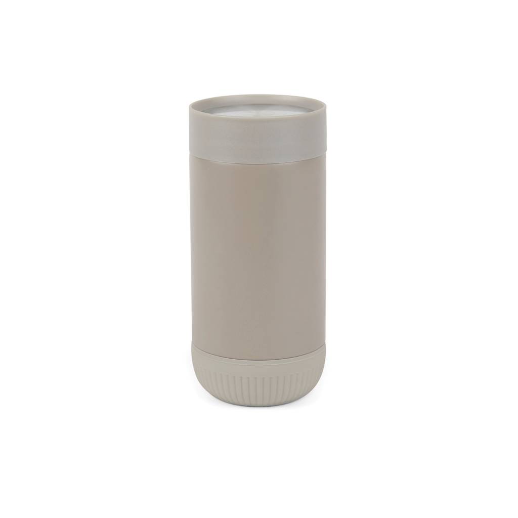 Push termohrnček VINGA Erie z RCS recykl. SS 350ml, sivá 