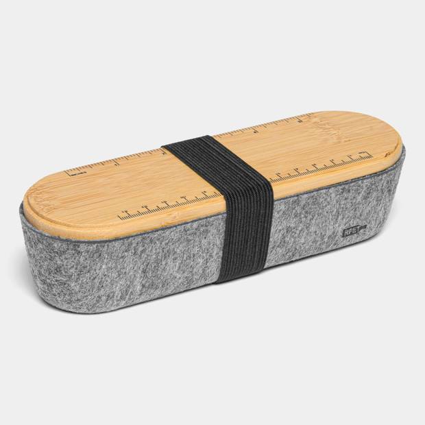 Púzdro na ceruzky PEN STORE, hnedá - sivá Púzdro na ceruzky PEN STORE, hnedá - sivá