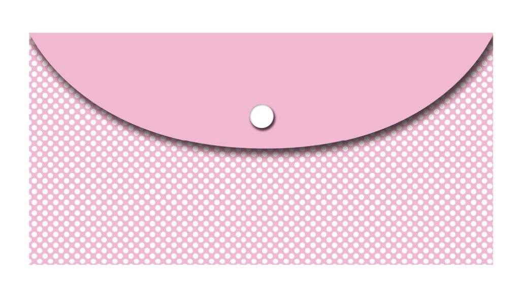 Púzdro na dokumenty DL Pink, viacfarebná