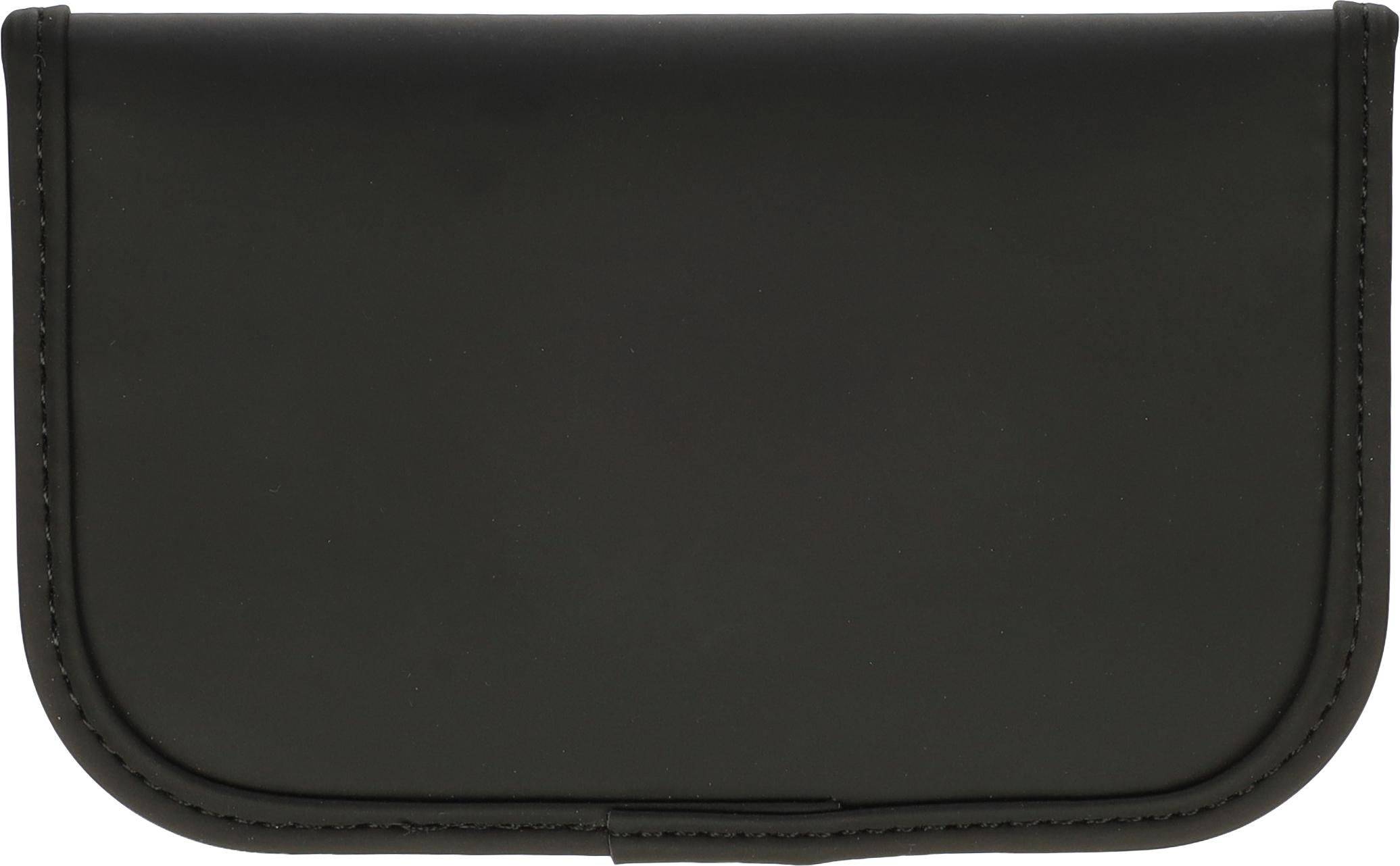 Puzdro na kľúče a karty z recyklovanej látky Ripple, čierna