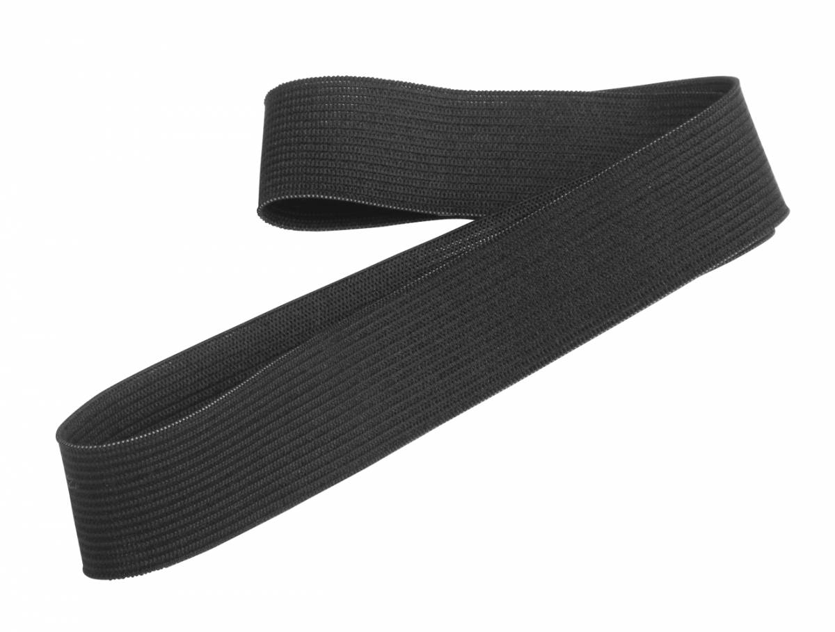 Rabaty stuha na klobouk Wandar, černá