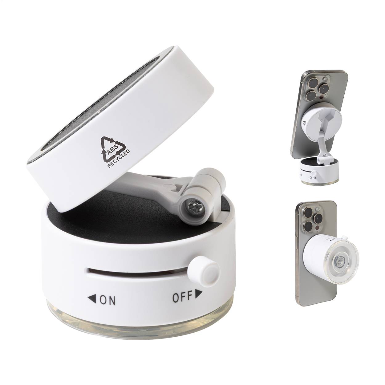 RaboMag RABS magnetický držiak na mobil do auta, biela