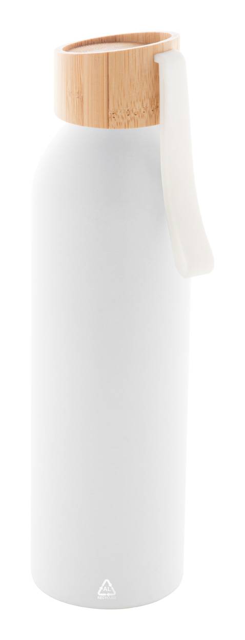 Ralusip Plus fľaša z recyklovaného hliníka, biela