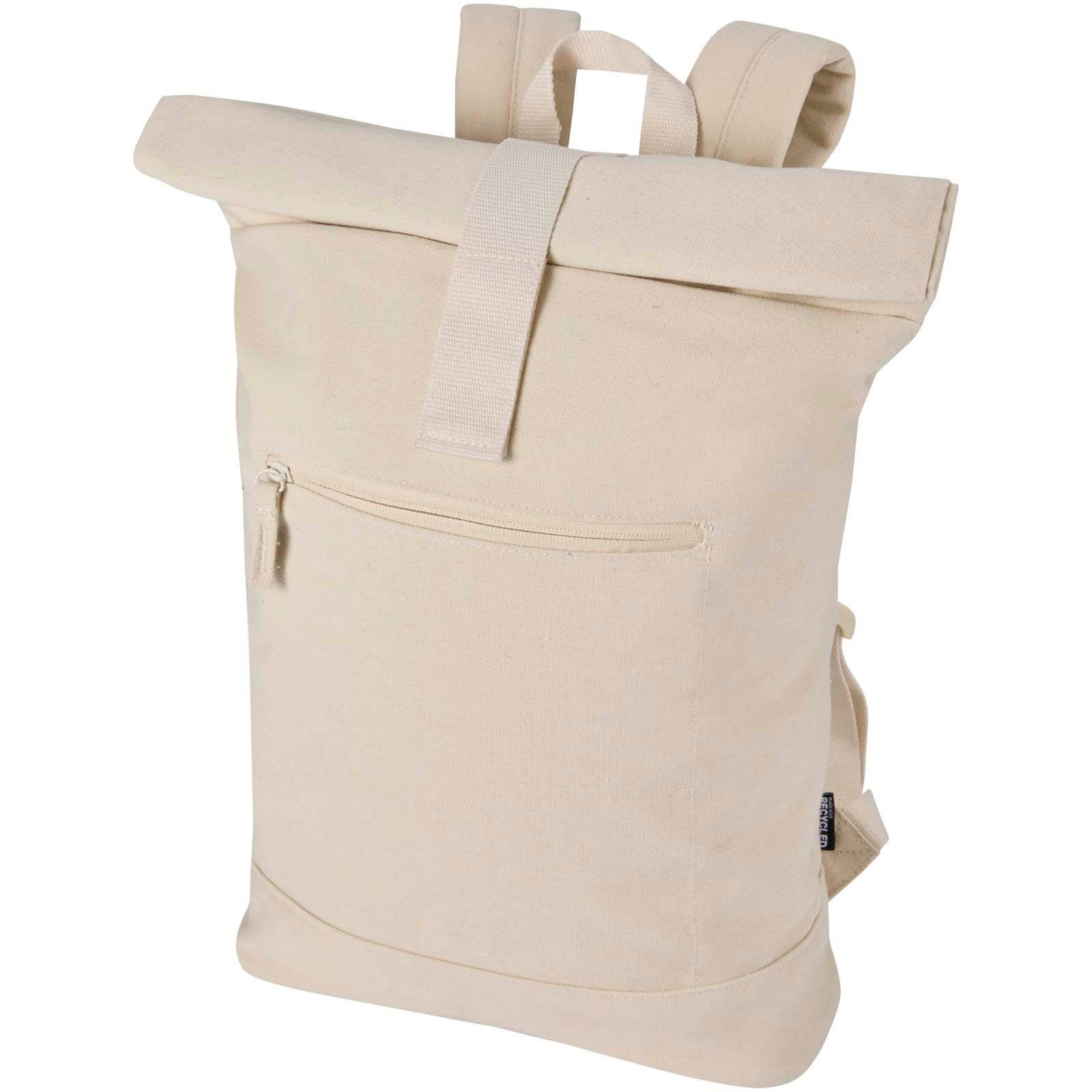 Recanvas rolovací batoh na notebook veľkosti 14″ z recykl. GRS, 16 l, hnedá Sand