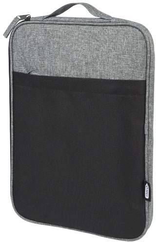 Recyklované dvoubarevné pouzdro na 14" notebook Reclaim, černá - šedá vřesová