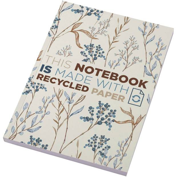 Recyklovaný blok Novella Austen s mäkkou väzbou A5 – 100 listov, biela Ivory Recyklovaný blok Novella Austen s mäkkou väzbou A5 – 100 listov, biela Ivory