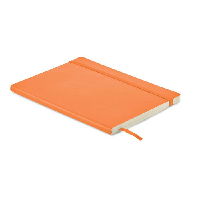Recyklovaný zápisník A5, oranžová