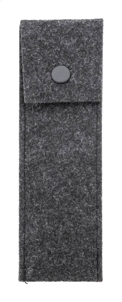 Refelt Pen púzdro na perá z RPET, sivá Dark