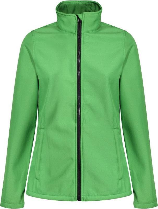 Regatta|TRA629, Dámska 2vrstv.softshell bunda"Ablaze", zelená Extreme-čierna, 18_XXL