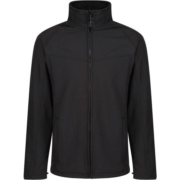 Regatta|TRA642, Pánska 2vrstv.softshell bunda"Uproar", čierna, S Regatta|TRA642, Pánska 2vrstv.softshell bunda"Uproar", čierna, S