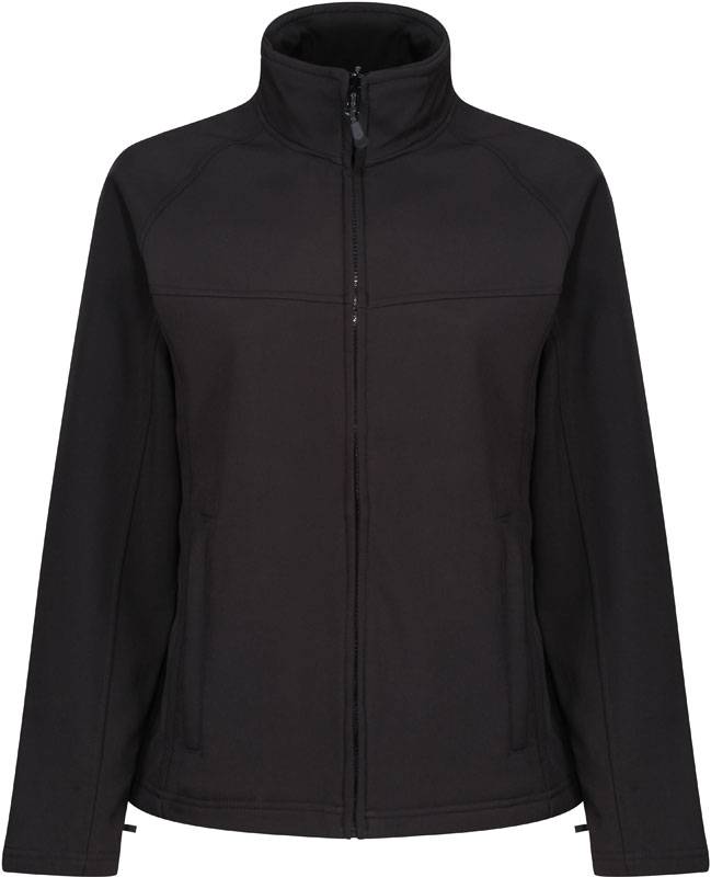 Regatta|TRA645, Dámska 2vrstv.softshell bunda"Uproar", čierna, 22_4XL