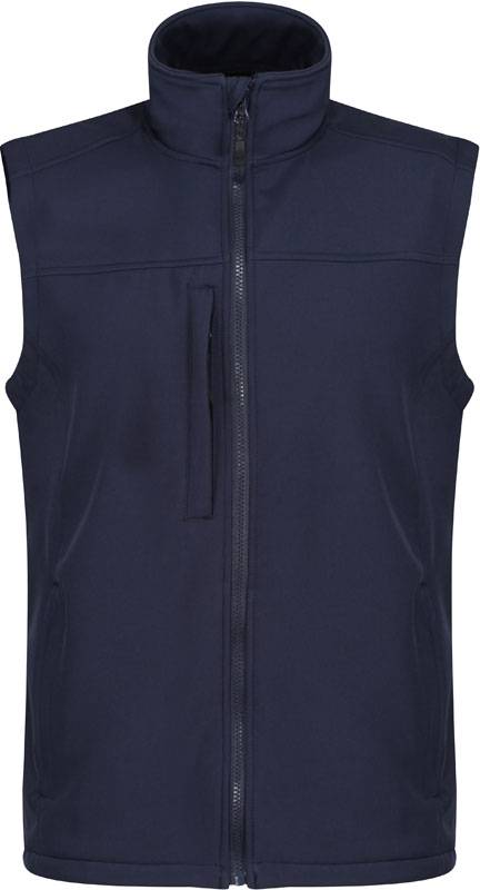 Regatta | TRA788, 2-vrstvová softshellová vesta „Flux“, modrá navy, XXL