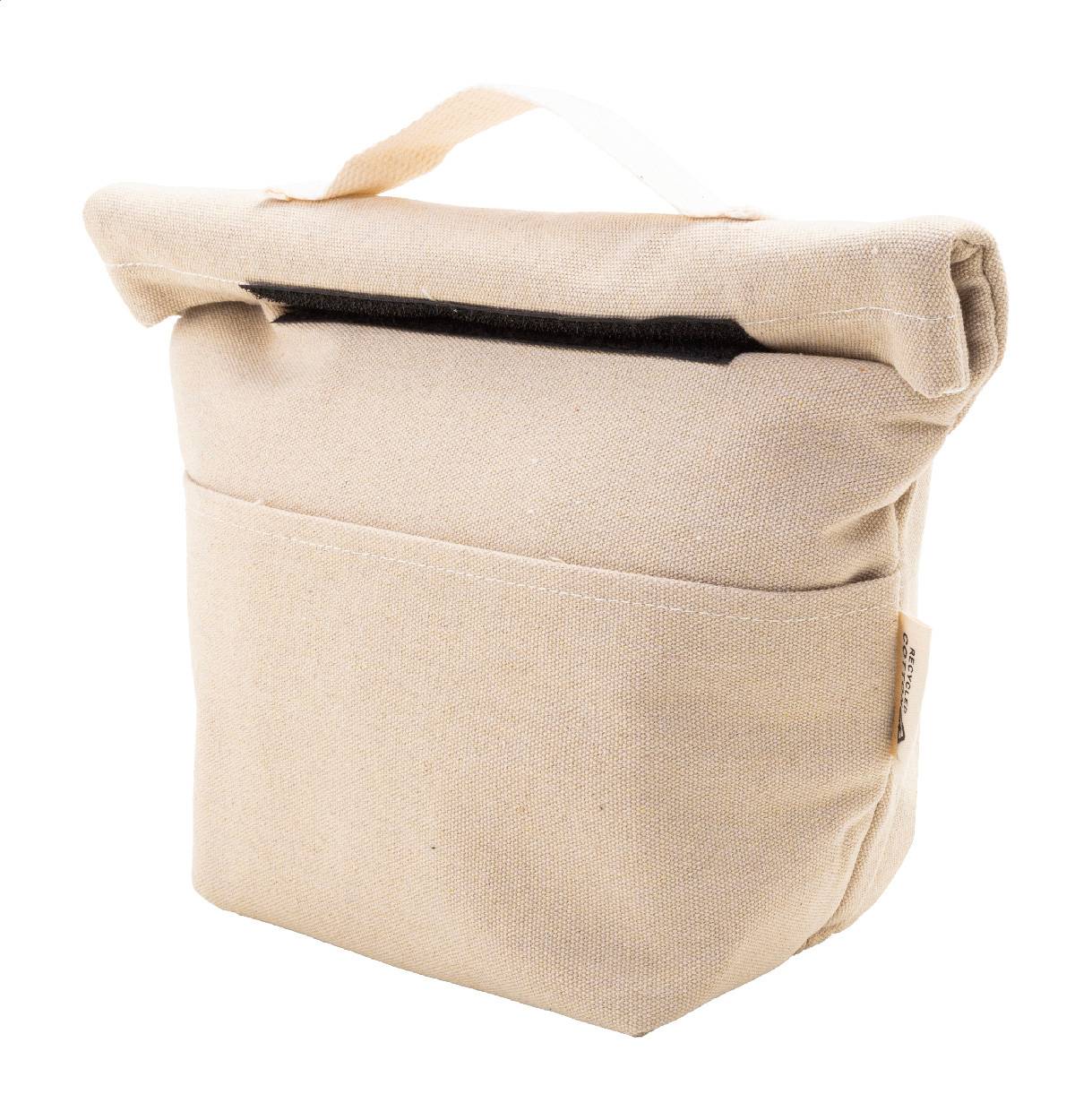 Rekan Cool chladiaca taška z recyklovaného plátna, hnedá Natural