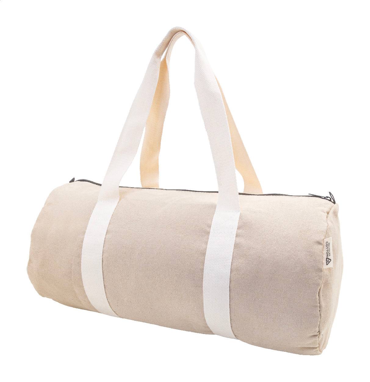 Rekan Duff sportovní taška z recyklovaného plátna, hnedá Natural