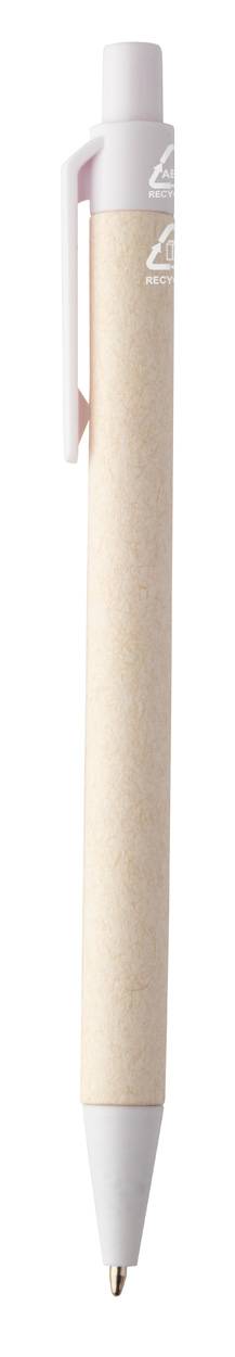 Relact Scrib guličkové pero z krabice od mlieka, biela