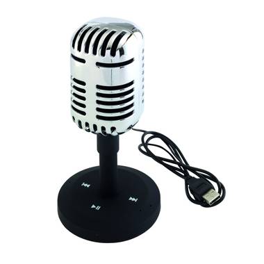 Reproduktor ve tvaru mikrofonu