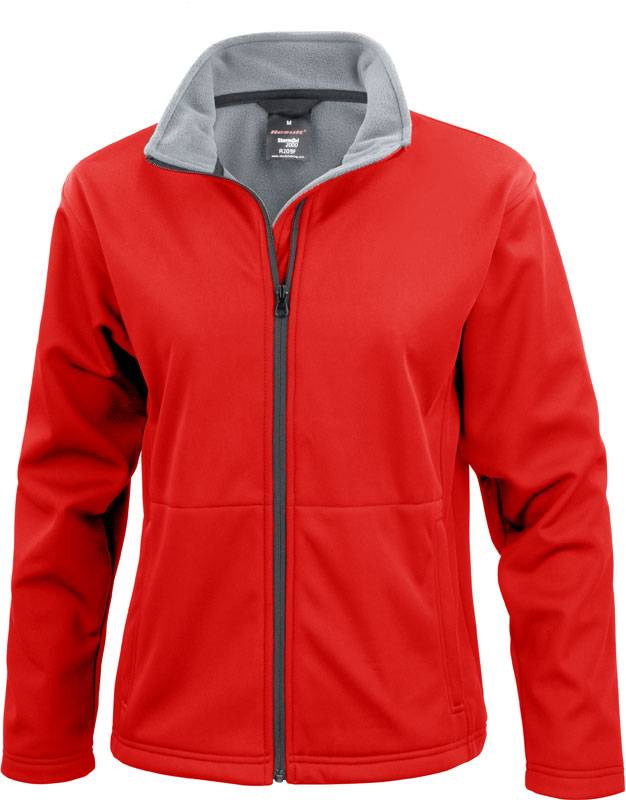 Result Core|R209F, Dámska 3vrstv.softshell bunda, červená, XS