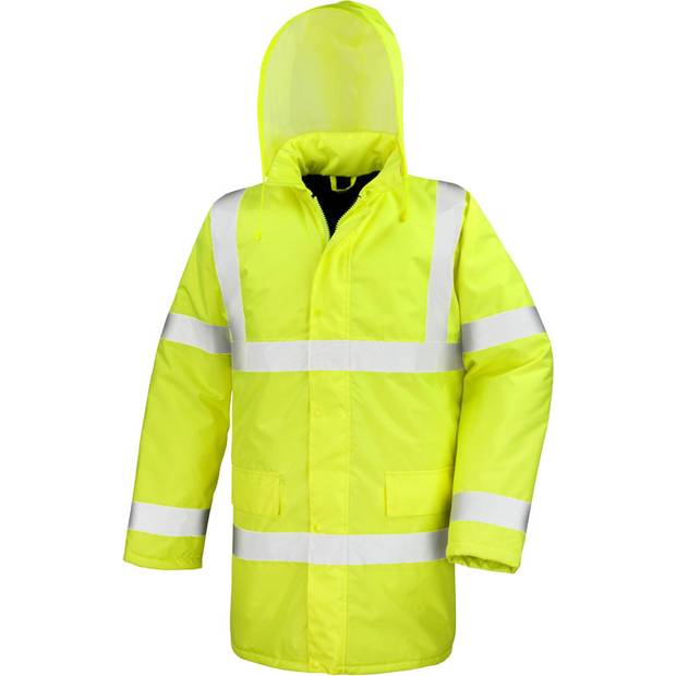 Result Core | R218X, EN ISO 20471:2013 bezpečnostná parka, žltá Ffluorescent, M Result Core | R218X, EN ISO 20471:2013 bezpečnostná parka, žltá Ffluorescent, M