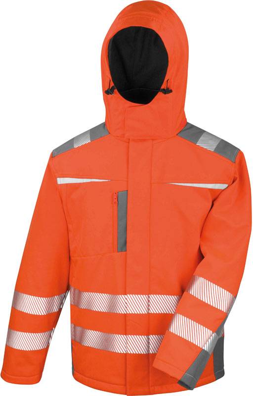 Result|R331X, Prac.softshell bunda"Dynamic", oranžová Fluo, S