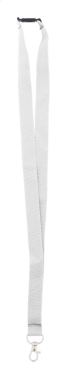 Revent RPET lanyard, biela