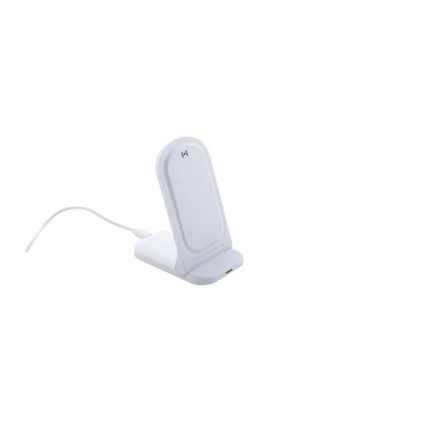 Rewolt stojan mobilního telefonu s bezdrátovou nabíječkou RABS, bílá Rewolt stojan mobilního telefonu s bezdrátovou nabíječkou RABS, bílá