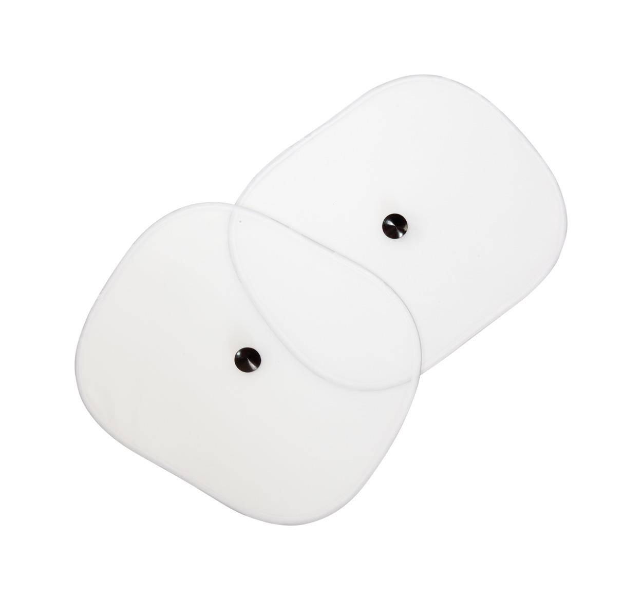 Ride clony na bočné sklá auta, biela