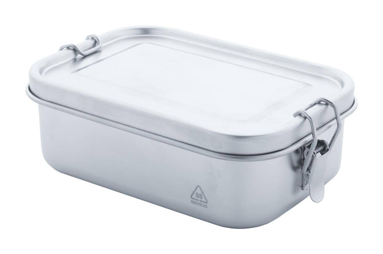 Risaiku box na jedlo, sivá strieborná