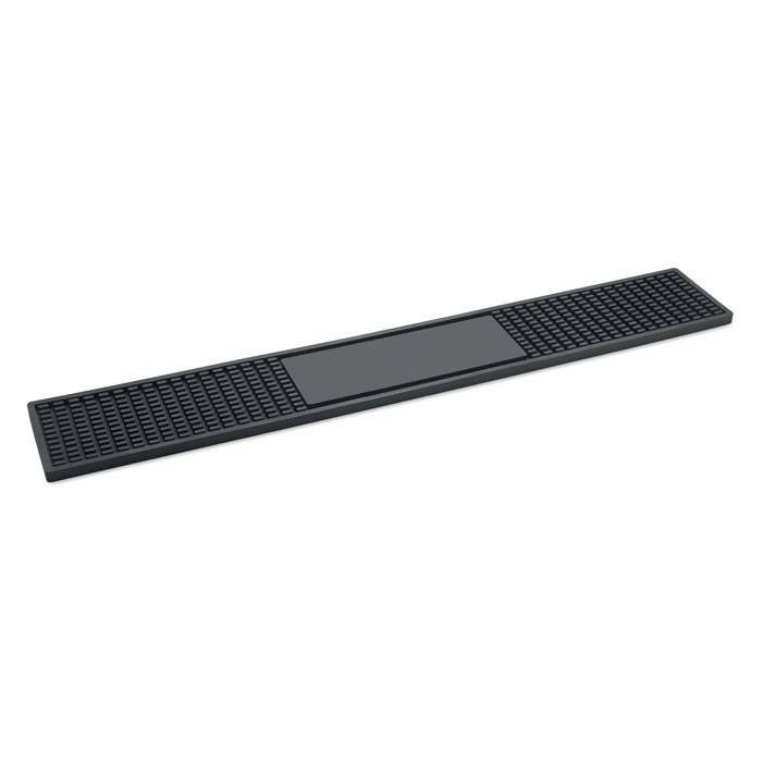 Rohož pre barový pult z PVC, čierna