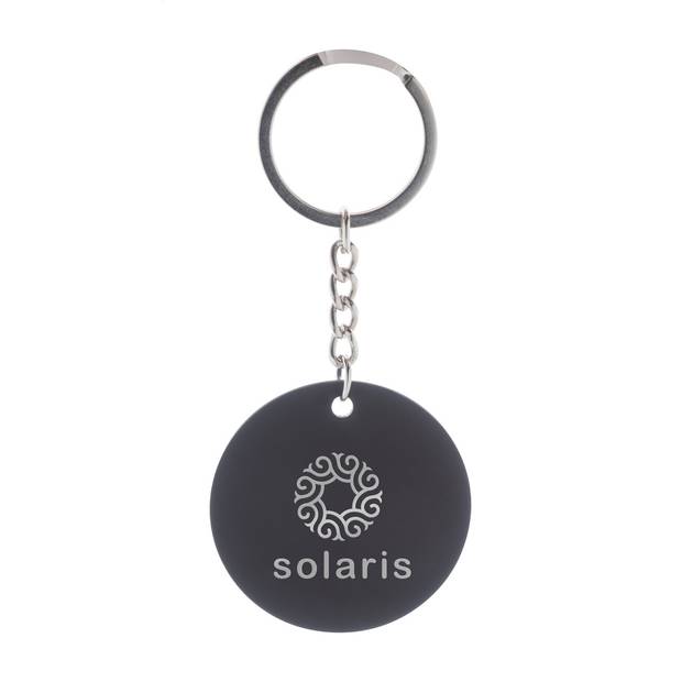 RondoShine prívesok na kľúče, čierna RondoShine prívesok na kľúče, čierna