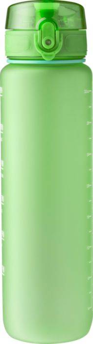 RPET fľaša na pitie (1000 ml) Brinley, zelená svetlá