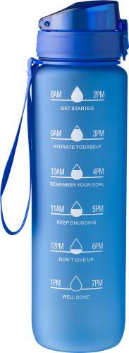 RPET láhev na pití (1000 ml) Brinley, modrá cobalt