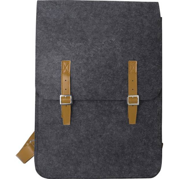 RPET plstený batoh Avery, sivá RPET plstený batoh Avery, sivá