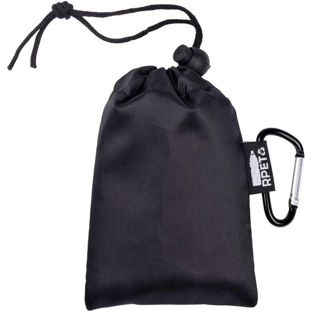 RPET pončo "Eco Safe", čierna RPET pončo "Eco Safe", čierna