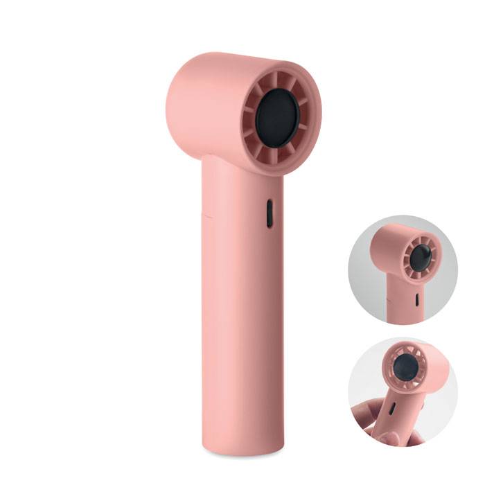 Ručný mini ventilátor, ružová Kid